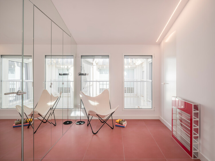 casa binôme / gon arquitectos - fotografía de interiores, madera, iluminación, vidrio