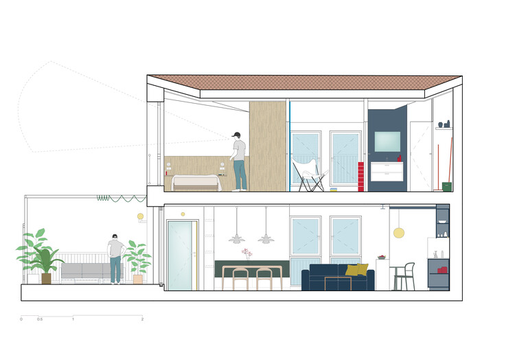 Casa binôme / gon Architects - Imagen 25 de 27