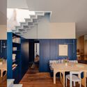 The Blue Box / Bruzkus Greenberg - Interior Photography, Renovation, Stairs, Chair