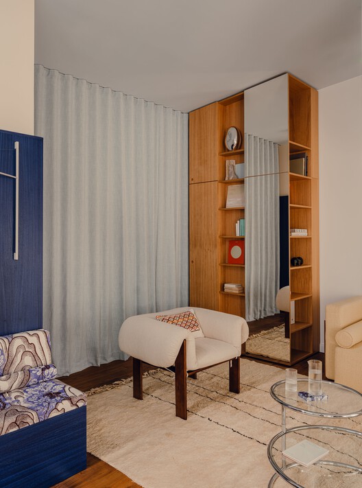 The Blue Box / Bruzkus Greenberg The Blue Box / Bruzkus Greenberg - Interior Photography, Wood, Lighting, Bed