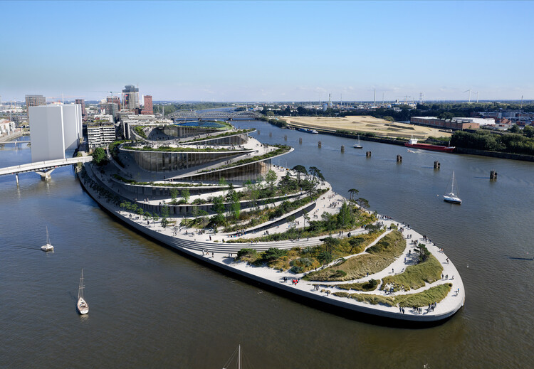 BIG gana el concurso internacional para diseñar la nueva Ópera Estatal de Hamburgo en el paseo marítimo de HafenCity - Imagen 1 de 7