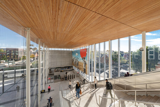 Damen Green Line Station / Perkins&Will Damen Green Line Station / Perkins&Will - Interior Photography