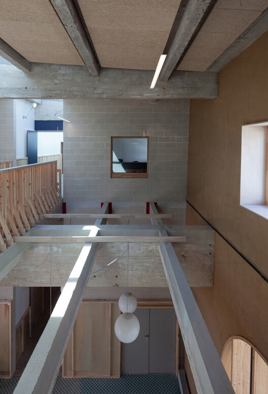 鲁斯音乐学院 / Beal Blanckaert Architectes - 室内图, 木头, 梁