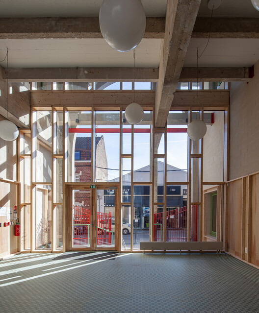 鲁斯音乐学院 / Beal Blanckaert Architectes - 室内图, 木头