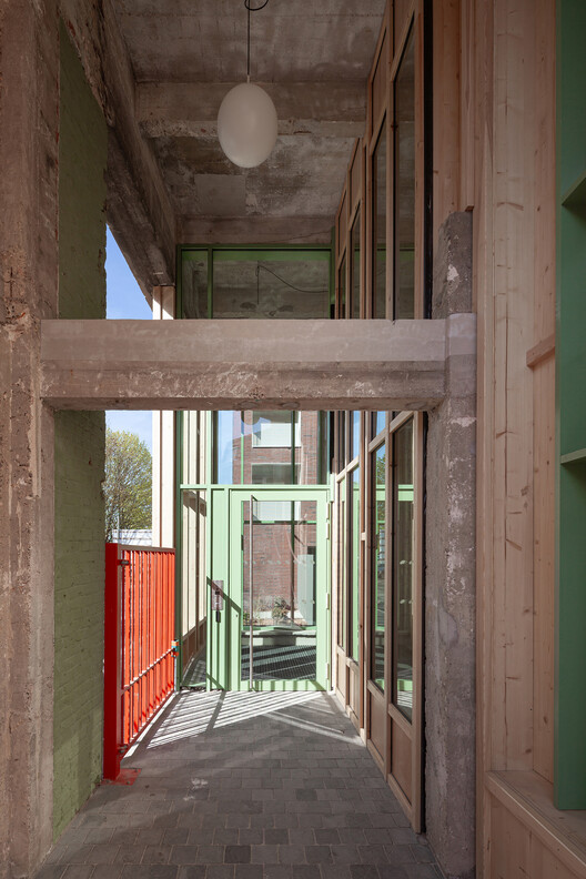 Conservatorio de Loos / Beal Blanckaert Architectes - fotografía de interiores, madera, hormigón