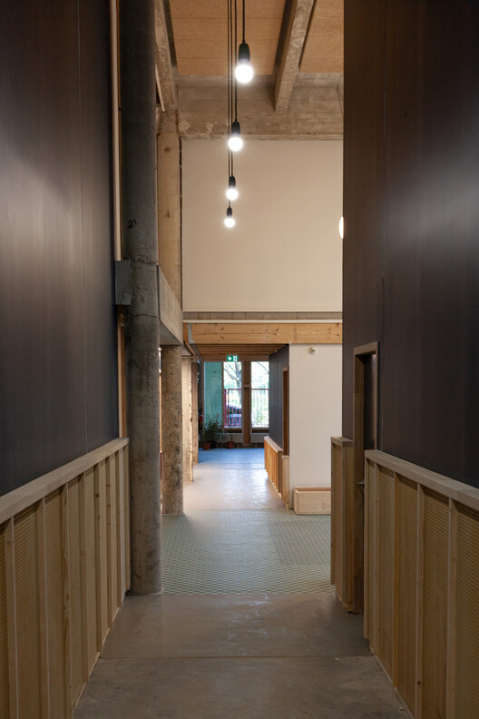 鲁斯音乐学院 / Beal Blanckaert Architectes - 室内图, 木头, 梁