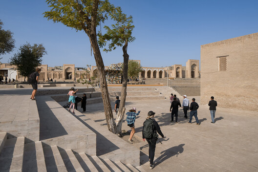 Bukhara Heritage District / waiwai - Exterior Photography, Arch, Concrete, Column, Arcade, Courtyard