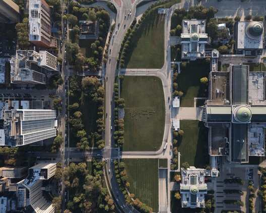 TRACES Installation - SHIFT: Chicago Architecture Biennial / Balsa Crosetto Piazzi - Exterior Photography, Aerial View Photography, Cityscape