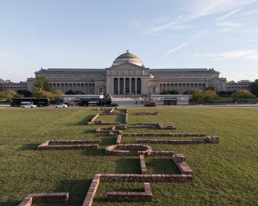 TRACES Installation - SHIFT: Chicago Architecture Biennial / Balsa Crosetto Piazzi - Exterior Photography