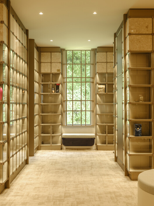 La Seigneurie Funeral Home / ultralocal architectes La Seigneurie Funeral Home / ultralocal architectes - Interior Photography, Closet, Shelving, Wood, Glass