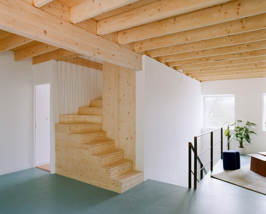 House Z / Benoit Rotteleur Architecte House Z / Benoit Rotteleur Architecte - Interior Photography, Stairs, Wood, Handrail