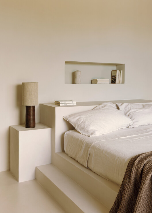 House in the Ostuni Countryside / Tela Architettura House in the Ostuni Countryside / Tela Architettura - Interior Photography, Bedroom, Bed, Wood, Lighting