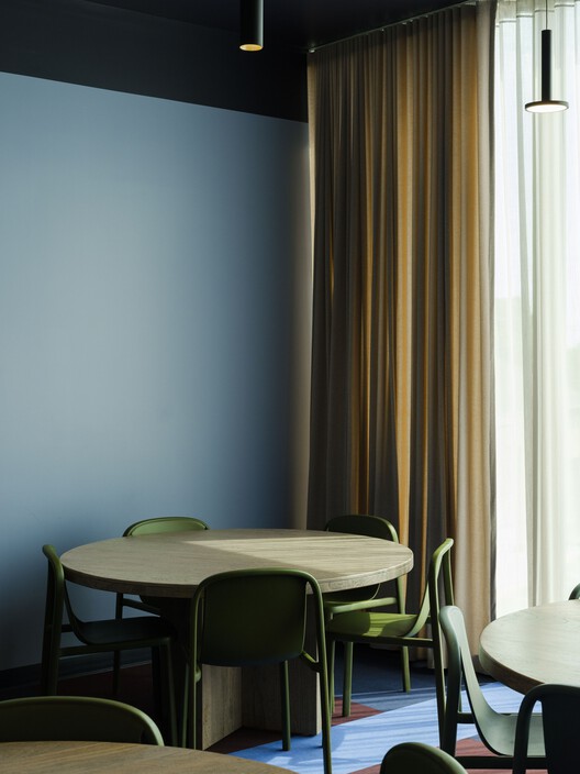 La Seigneurie Funeral Home / ultralocal architectes La Seigneurie Funeral Home / ultralocal architectes - Interior Photography, Dining room, Chair