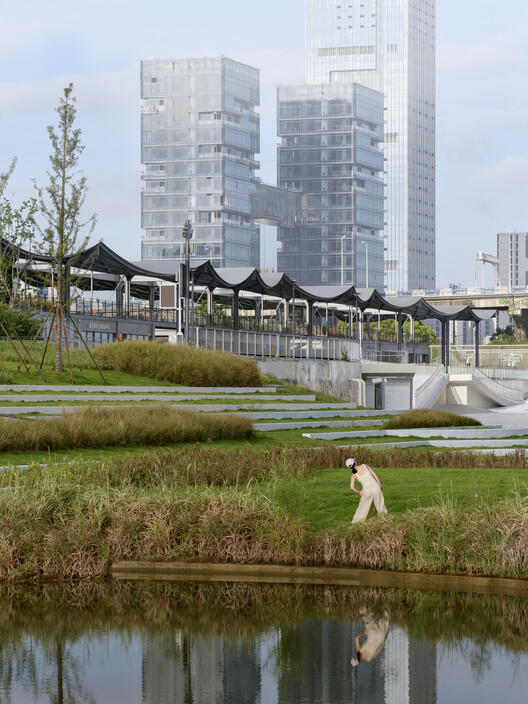 渔家灯火：由堤而生的江畔风景场 / 同济·原作设计工作室 - 建筑图