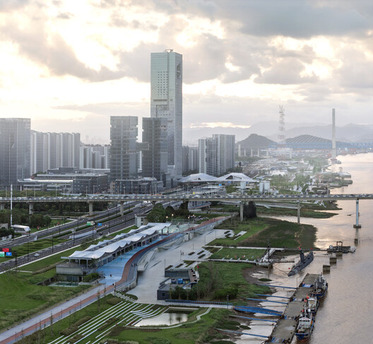 渔家灯火：由堤而生的江畔风景场 / 同济·原作设计工作室 - 建筑图, 城市