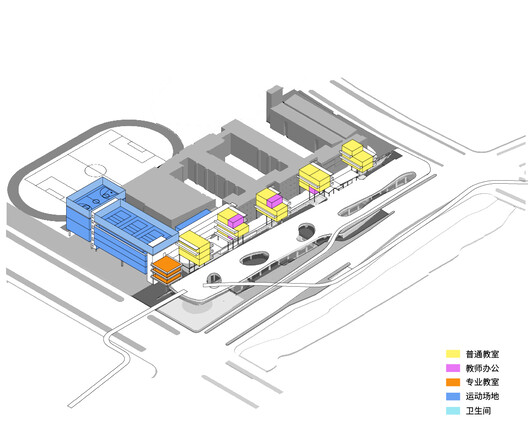昆山实验小学改扩建及其西侧城市基础设施多系统复合项目 / 阿科米星建筑设计事务所 - 36 的图像 39