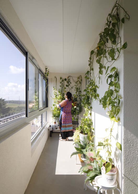Pré de l’Enclos 2 Housing Rehabilitation / SOL Architecture & Urbanisme Pré de l’Enclos 2 Housing Rehabilitation / SOL Architecture & Urbanisme - Interior Photography, Glass