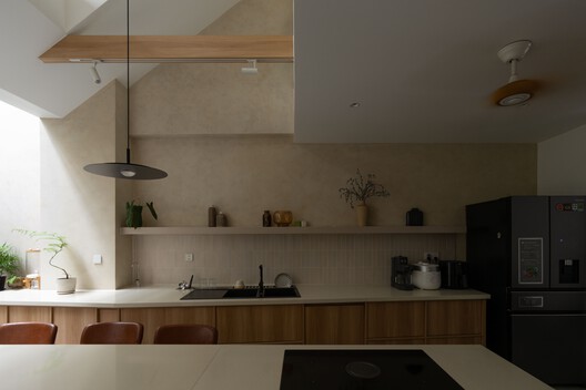A.K Home / PAU Architects  - Interior Photography, Kitchen, Wood, Countertop, Lighting, Sink