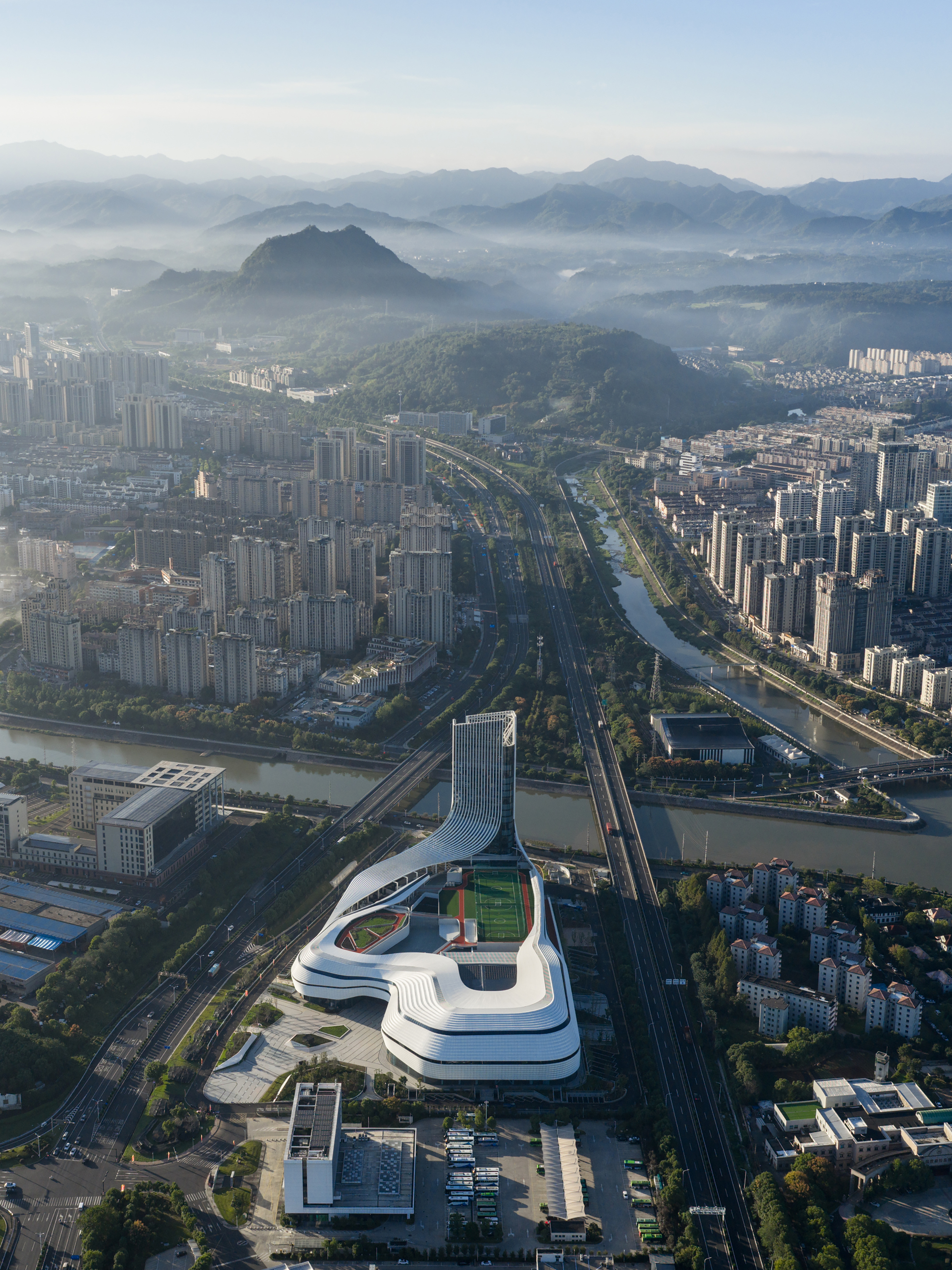 Gallery of Xinchang Globular Center / line+ studio - 8