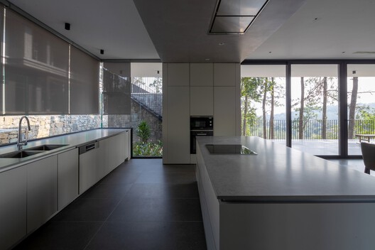 Tam Dao Retreat House / Idee architects Tam Dao Retreat House / Idee architects - Interior Photography, Kitchen, Countertop, Wood, Glass