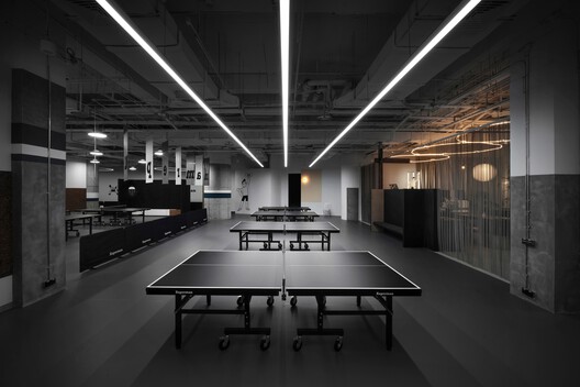 Xuperman Table Tennis Gym / Metrics Architecture Studio - Interior Photography, Kitchen, Table