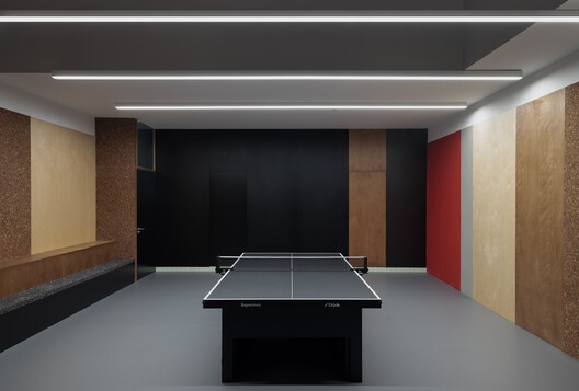 Xuperman Table Tennis Gym / Metrics Architecture Studio - Interior Photography, Wood