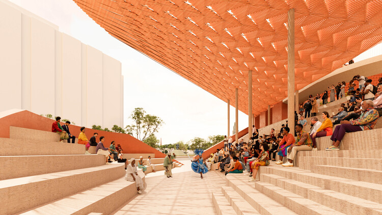 Kéré Architecture apresenta projeto de biblioteca pública no Rio de Janeiro em homenagem à herança afro-brasileira - Imagem 5 de 10