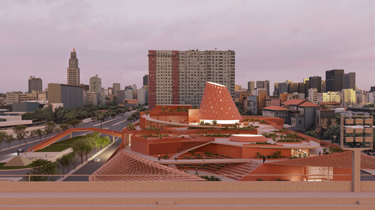 Kéré Architecture apresenta projeto de biblioteca pública no Rio de Janeiro em homenagem à herança afro-brasileira - Imagem 4 de 10