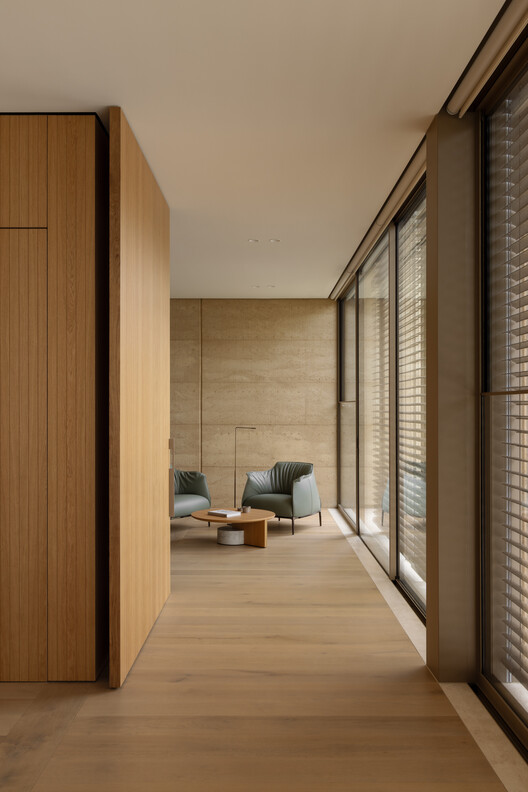St Kilda Residence / ADDARC - Interior Photography, Wood, Door, Glass, Chair