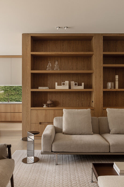 St Kilda Residence / ADDARC - Interior Photography, Living Room, Wood, Table, Sofa, Chair