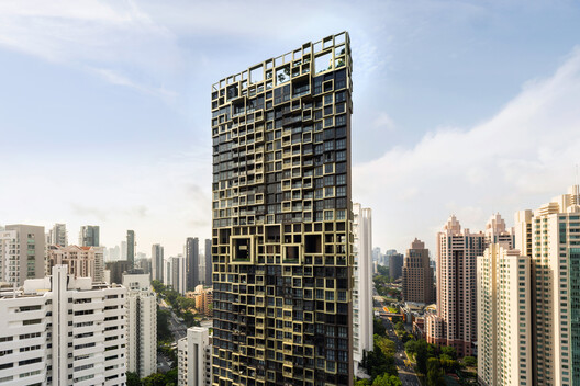 MVRDV Clads ADDP Architects' Modular Residential Towers with a Pixelated Facade in Singapore - Image 2 of 27