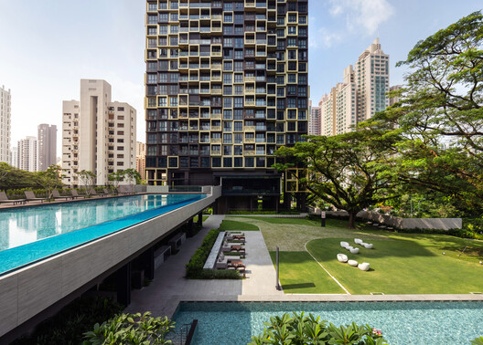 MVRDV Clads ADDP Architects' Modular Residential Towers with a Pixelated Facade in Singapore - Image 15 of 27