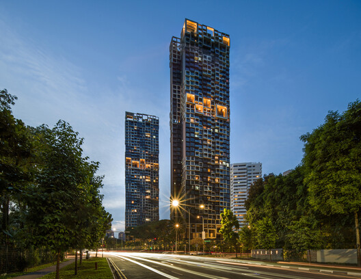 MVRDV Clads ADDP Architects' Modular Residential Towers with a Pixelated Facade in Singapore - Image 10 of 27