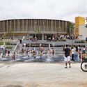 Parque Edson Arantes do Nascimento - Rei Pelé / Biselli Katchborian Arquitetos + Consonante Arquitetura e Integração - Fotografía de exteriores, Concreto