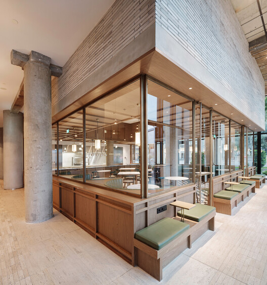 迢音·电报酒店 / 如恩设计研究室  - 室内图, 木头, 灯, 玻璃