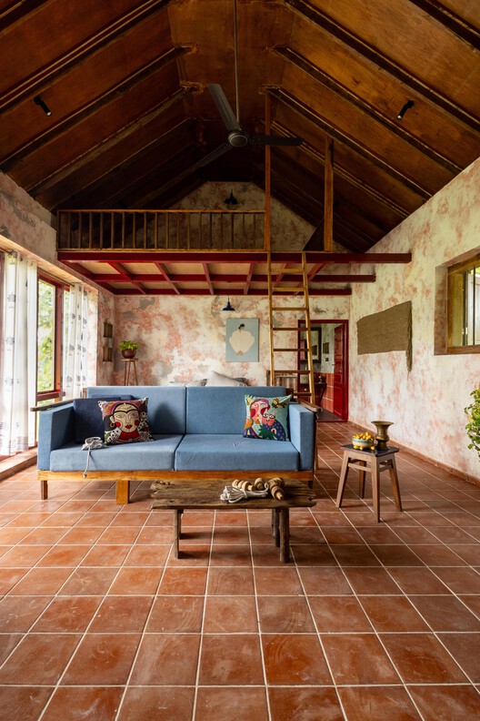 Kalam by Paddy House / Episode architects Kalam by Paddy House / Episode architects - Interior Photography, Living Room, Wood, Table, Chair, Lighting, Brick