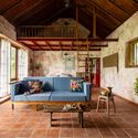 Kalam by Paddy House / Episode architects - Interior Photography, Living Room, Wood, Table, Chair, Lighting, Brick
