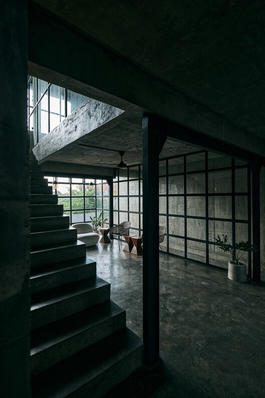 Kasia Ungasan Boutique Hotel, Cafe & Co-Working / Kasia Design - Interior Photography, Stairs, Glass