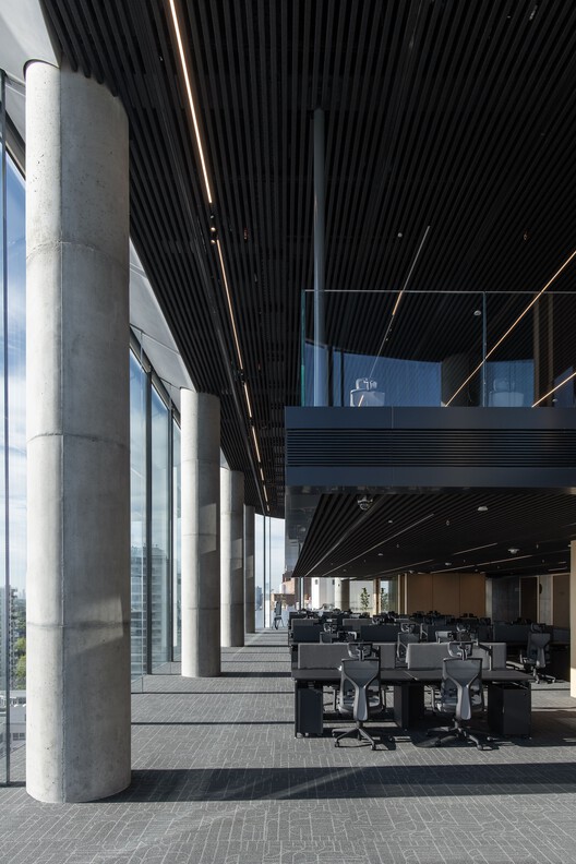 VILO Tower / Rafael Viñoly Architects VILO Tower / Rafael Viñoly Architects - Interior Photography, Glass, Column, Steel, Beam