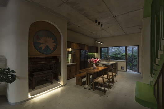 M.Casa / Hinzstudio - Fotografia de Interiores, Sala de Jantar, Madeira, Iluminação, Cadeira, Vidro