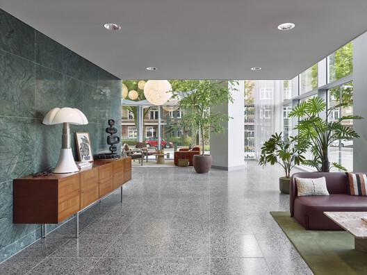 Staal-Kade Office Building Transformation / Office Winhov - Interior Photography, Living Room, Chair, Glass, Concrete