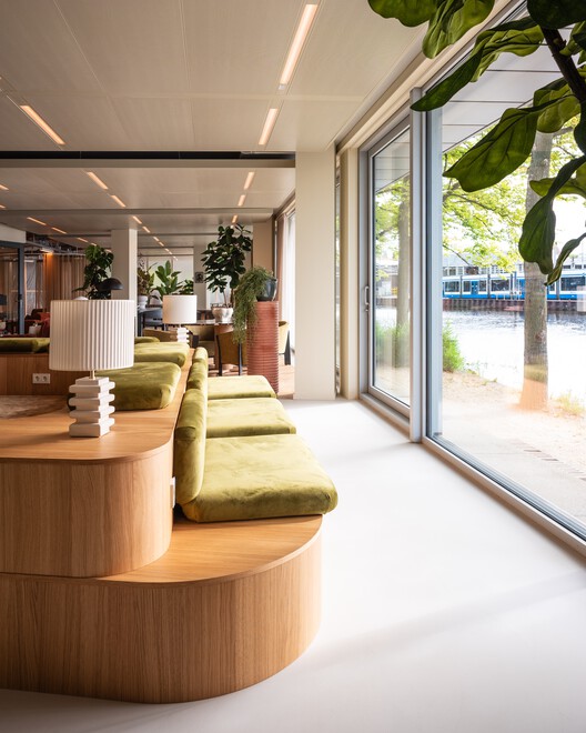 Staal-Kade Office Building Transformation / Office Winhov - Interior Photography, Living Room, Wood, Glass, Chair