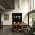 Infinity Edge Residence / TROPICAL TONES - Interior Photography, Houses, Lighting, Table, Chair