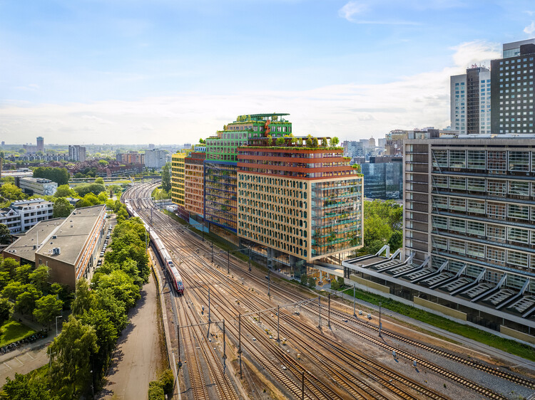 MVRDV’s Schieblocks Office Complex Moves Forward with Construction Approval in Rotterdam - Image 2 of 18