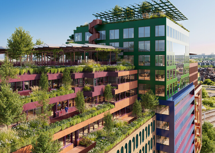 MVRDV’s Schieblocks Office Complex Moves Forward with Construction Approval in Rotterdam - Image 4 of 18