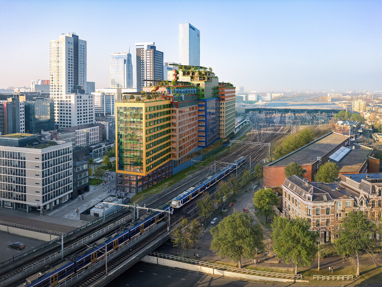 MVRDV’s Schieblocks Office Complex Moves Forward with Construction Approval in Rotterdam - Image 3 of 18