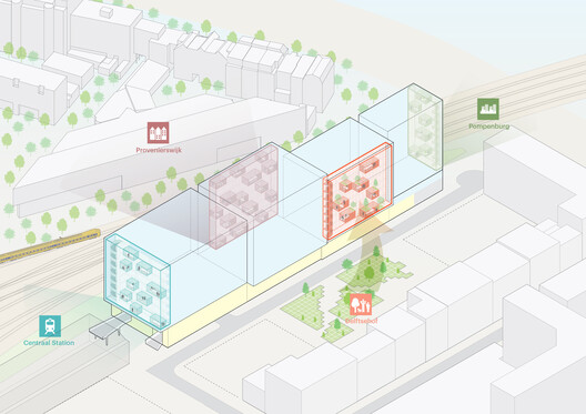 MVRDV’s Schieblocks Office Complex Moves Forward with Construction Approval in Rotterdam - Image 11 of 18
