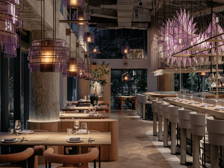 Aster by Joshua Paris / 如莫空间设计 - 室内图, 餐厅, 灯, 椅子