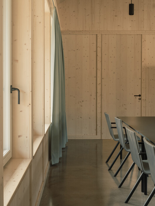Community Center Rottenbach / atelier st - Interior Photography, Wood