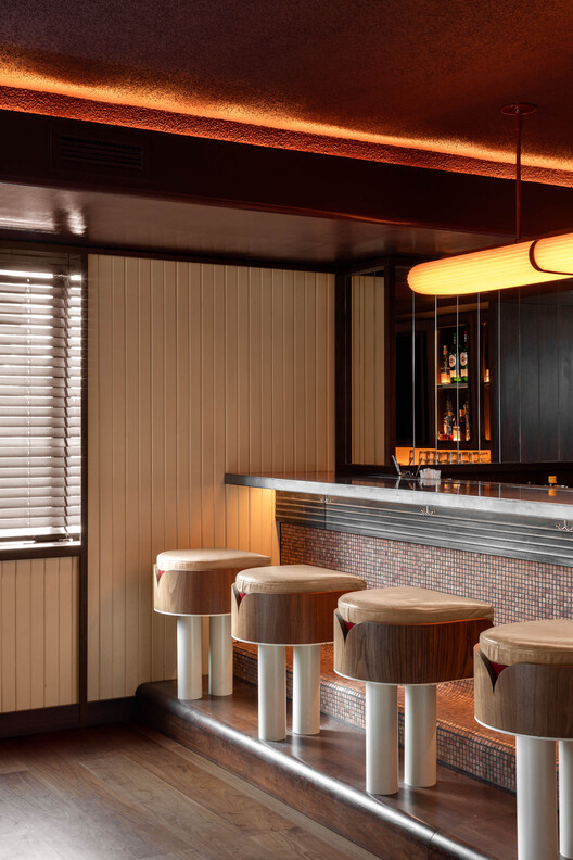 North of Brooklyn Pizzeria / MRDK - Interior Photography, Kitchen, Wood, Lighting, Chair